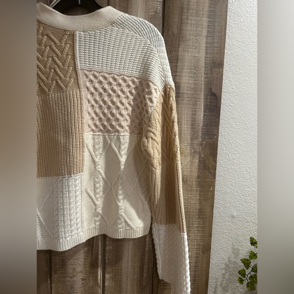 Rails Reese Colorblock Mixed Stitch Cardigan, S - Picture 7 of 8